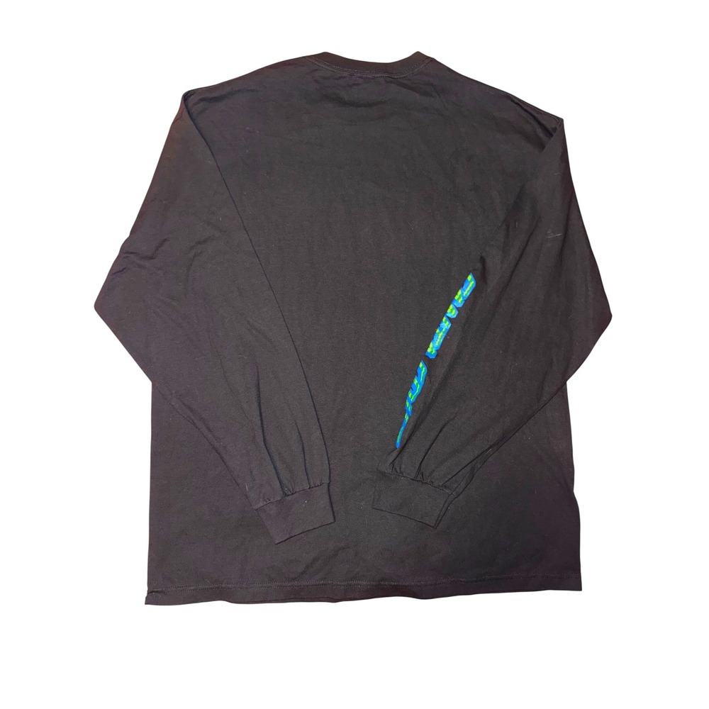 Santa Cruz Skateboards Mens Long Sleeve Dot Logo Graphic T-Shirt Black 2XL - Picture 2 of 3
